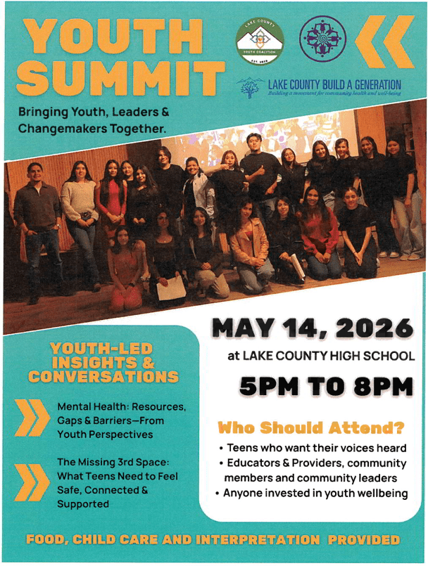 Youth Summit May 14 5-8pm