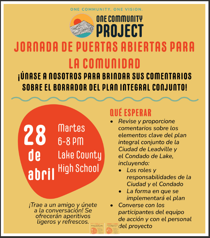 jornada de puertas abiertas para la comunidad, 28 de abril