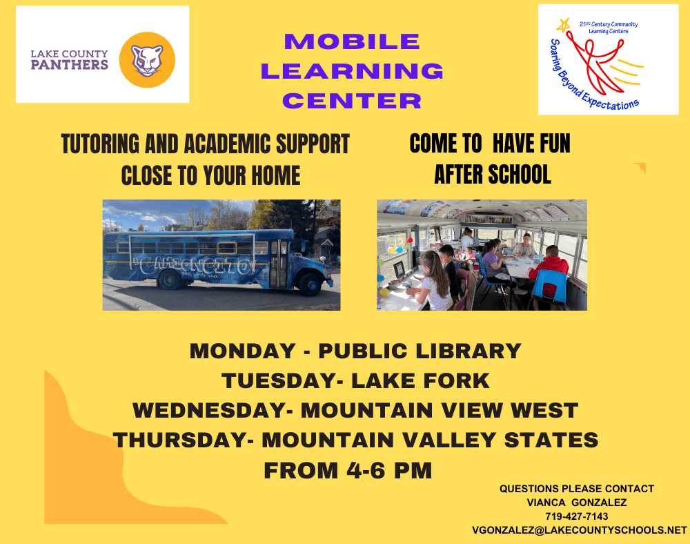 LCES Family Communication 4/14/2023 Lake County Elementary School