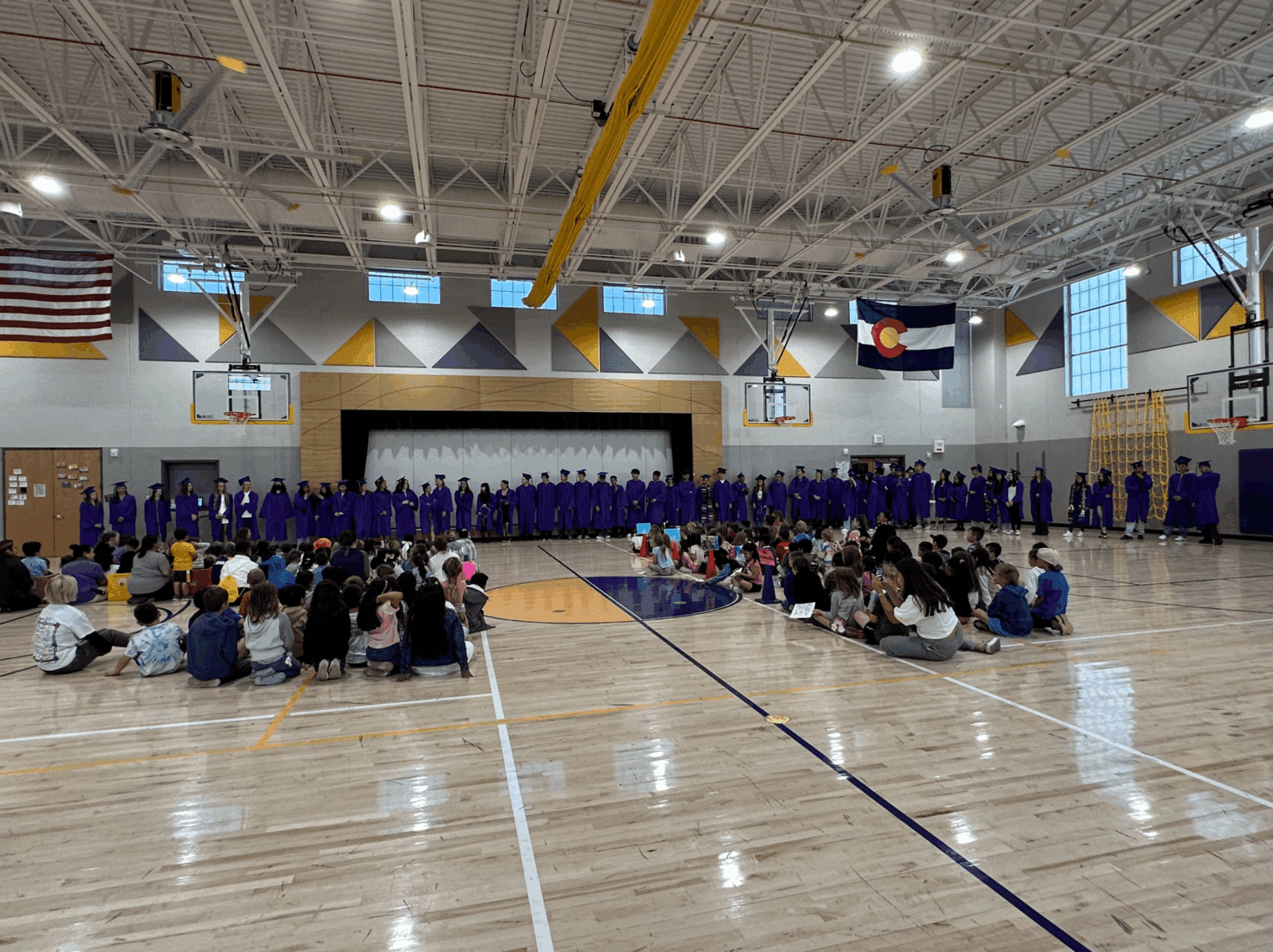 Seniors Visit Elementary