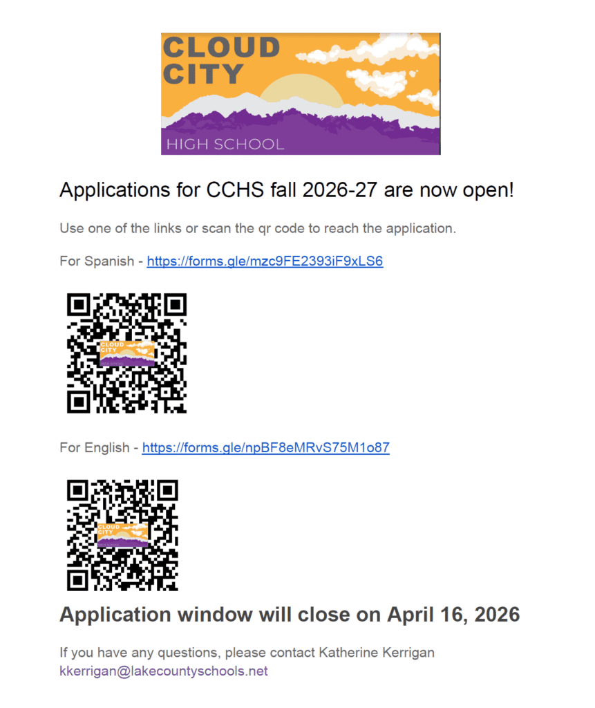 News From LCHS 4/10/26