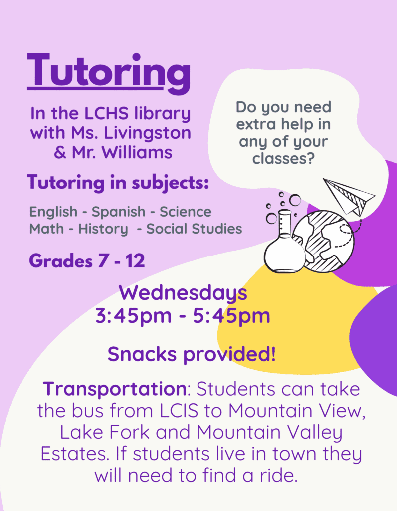News From LCHS 5/4/26