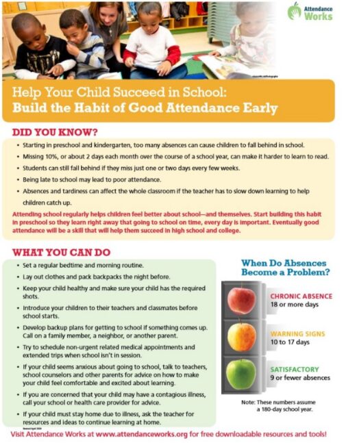 attendance flier English