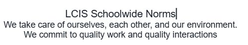LCIS Friday Afternoon Shout Out 12-12-25