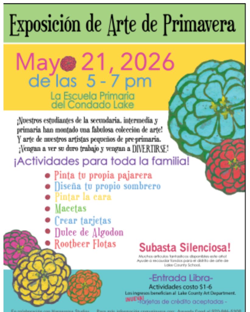 Youth Summit May 14 2026 5-8 pm at Lake County High School Spanish Flyer