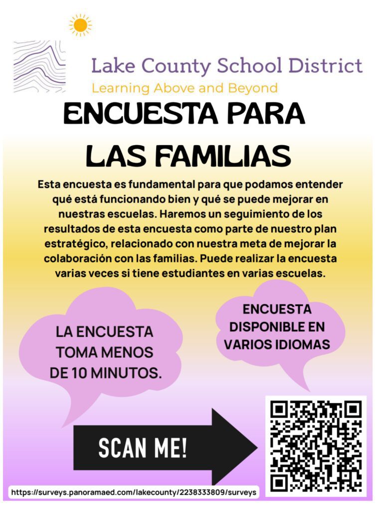 Family Survey Spanish Flyer