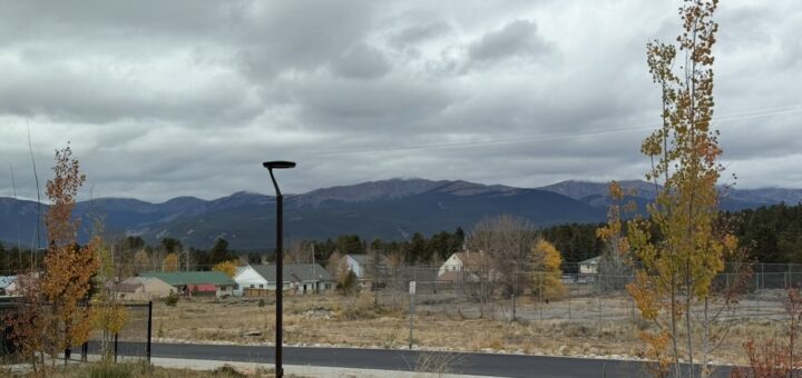 Fall, rainy day in Leadville