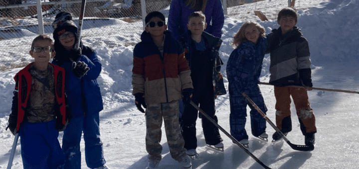 LCES Ice Skating at Huck Finn