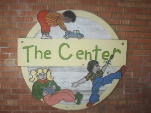 The Center outdoor sign