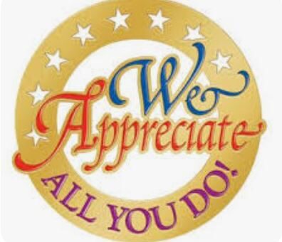 We Appreciate All You Do Banner